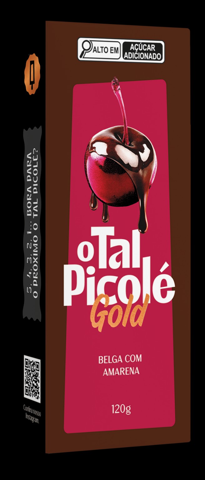 Embalagem Gold Belga com Amarena