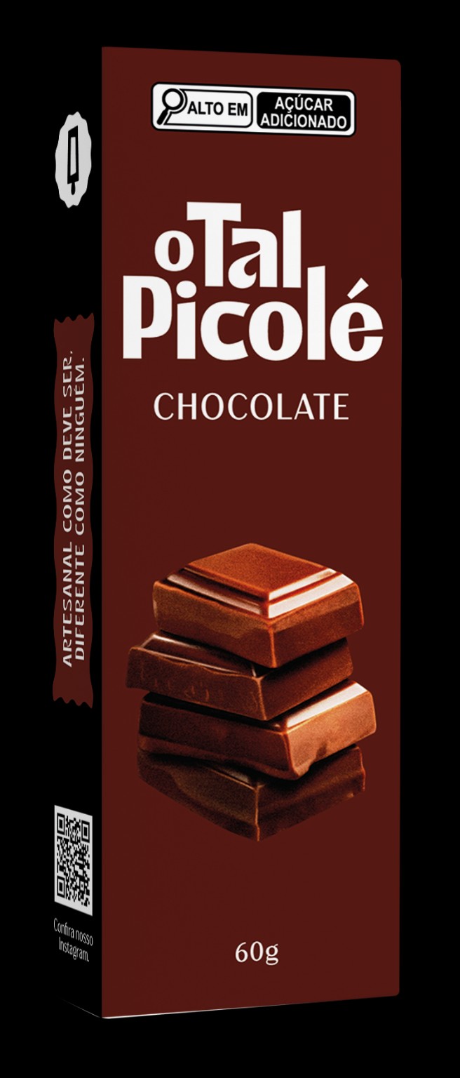Embalagem do picolé de Chocolate