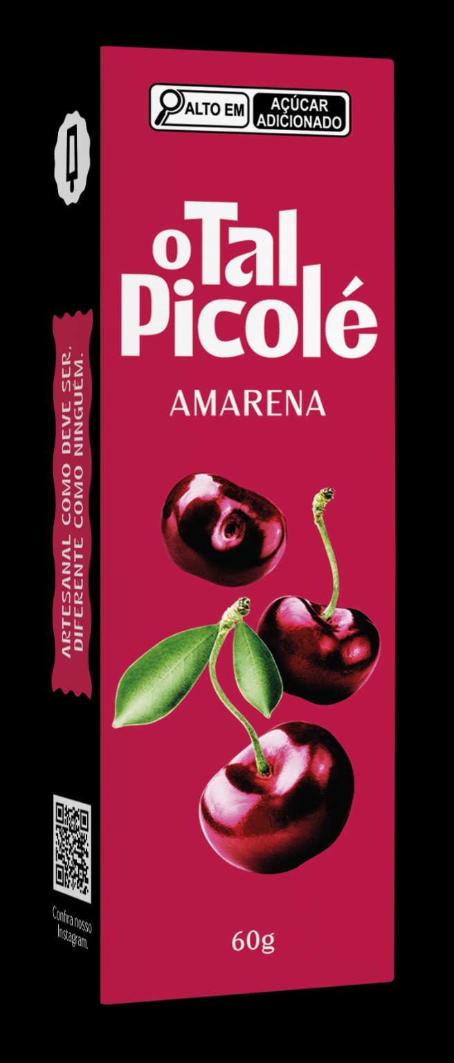 Embalagem do picolé de Amarena