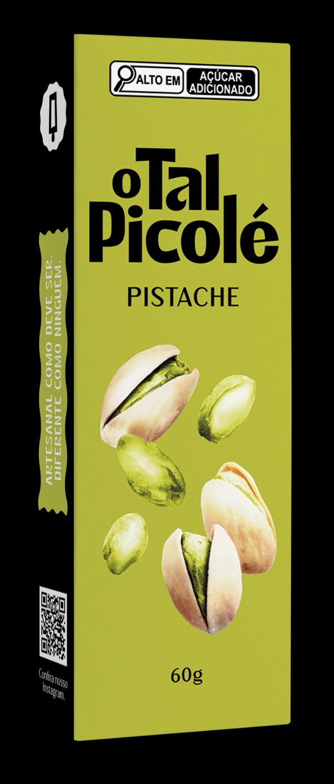 Embalagem do picolé de Pistache