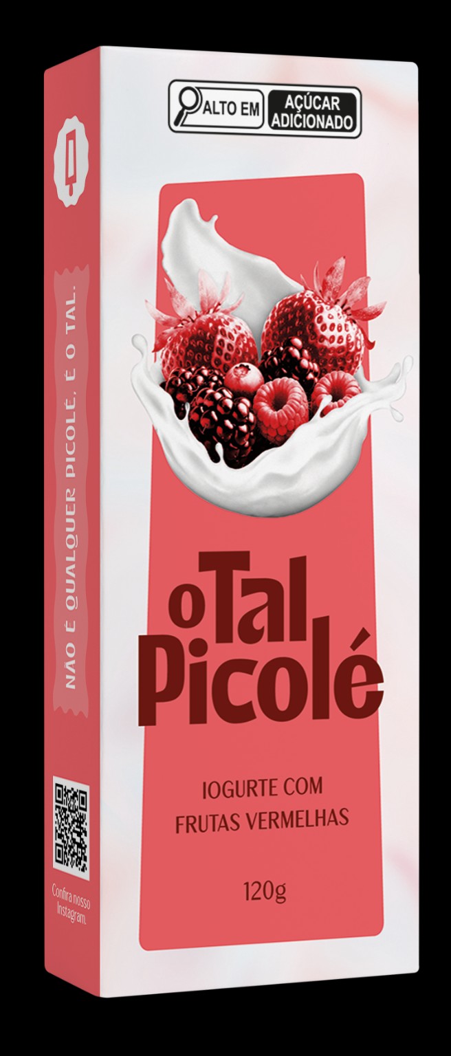 Embalagem Silver Iogurte com Frutas Vermelhas